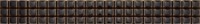 Rocersa Brick Listelo Udine Negro csempe dekorcsík 3x25